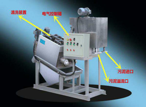 疊螺式污泥脫水機wjdl-102